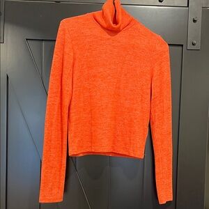 Anthropologie Coral Knit Turtleneck